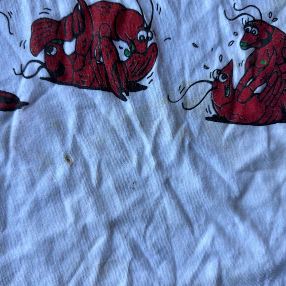 VTG 90S CAJUN STYLE SEX POSITIONS T-SHIRT FUNNY HUMOR GRAPHIC MENS LARGE STAINS - Picture 6 of 7